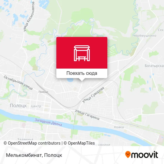 Карта Мелькомбинат