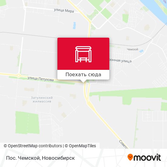 Карта Пос. Чемской