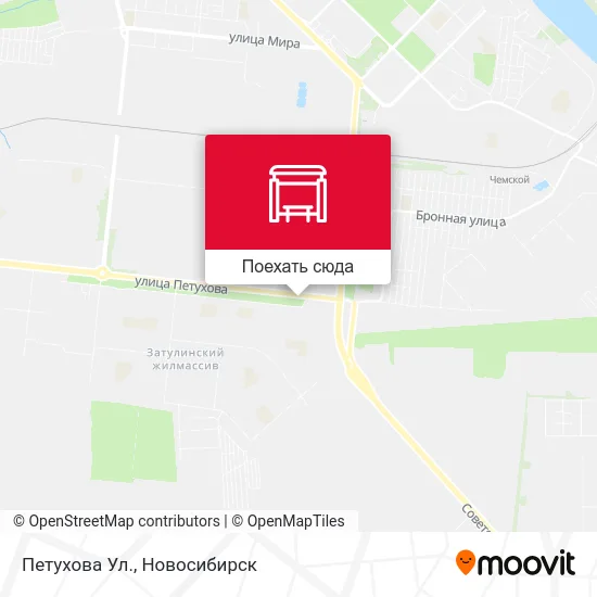 Карта Петухова Ул.