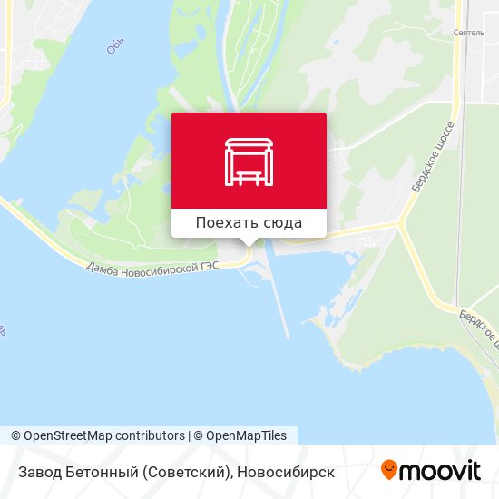 Карта Завод Бетонный (Советский)