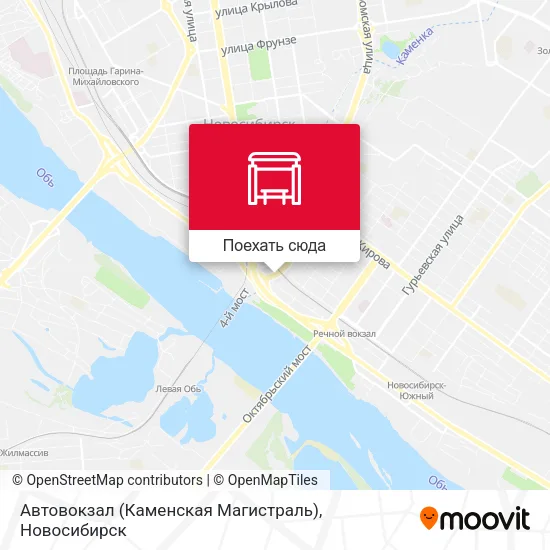 Карта Автовокзал (Каменская Магистраль)