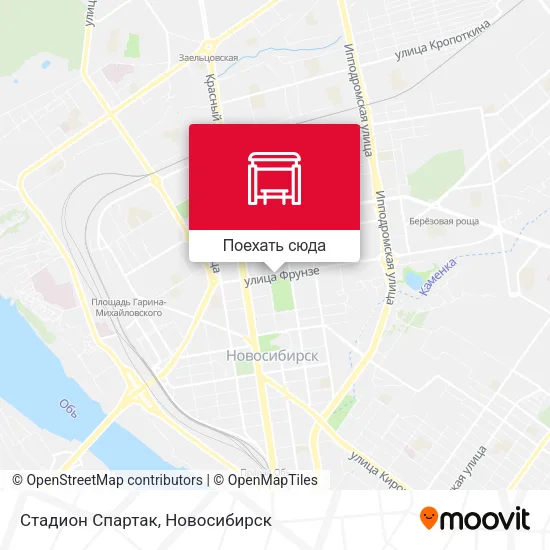 Карта Стадион Спартак