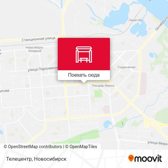 Карта Телецентр