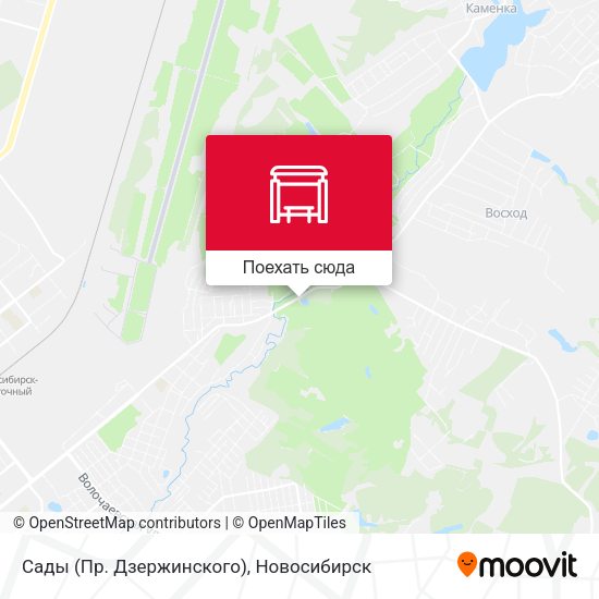 Карта Сады (Пр. Дзержинского)