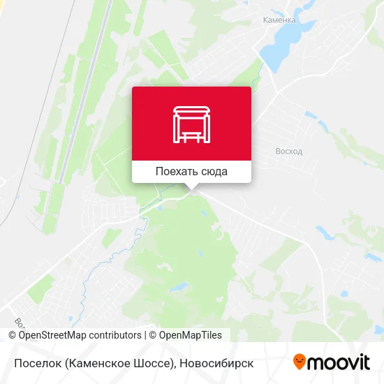 Карта Поселок (Каменское Шоссе)