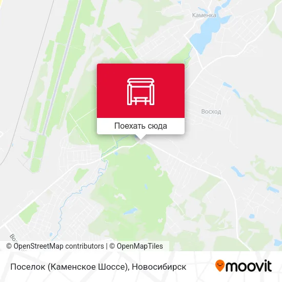 Карта Поселок (Каменское Шоссе)