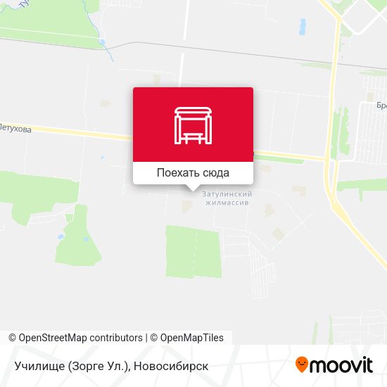 Карта Училище (Зорге Ул.)