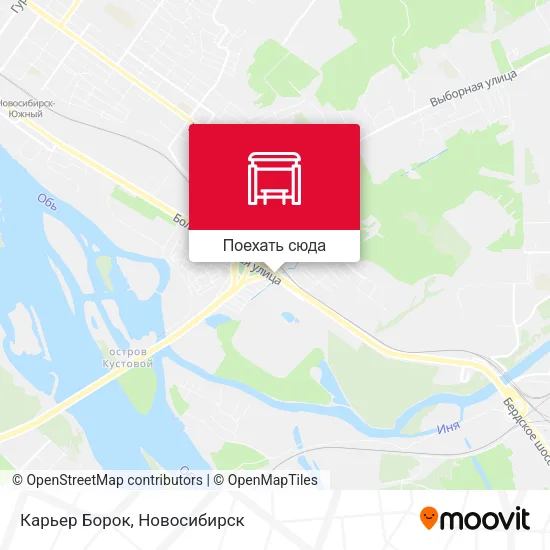 Карта Карьер Борок