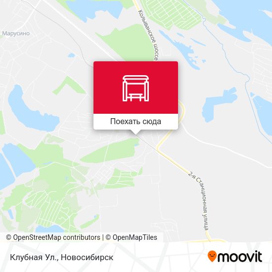 Карта Клубная Ул.