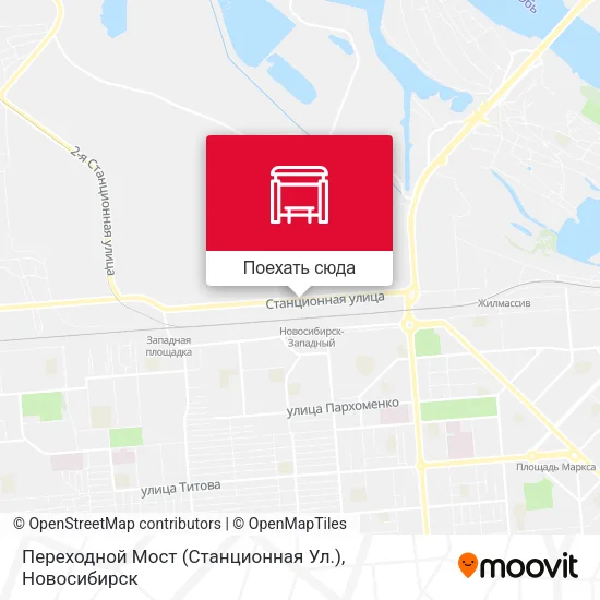 Карта Переходной Мост (Станционная Ул.)