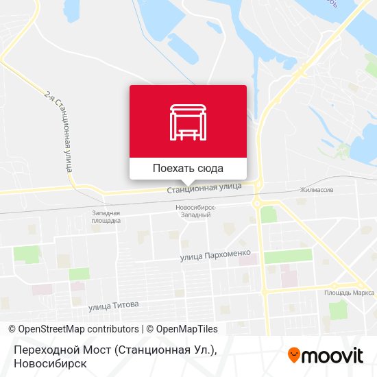 Карта Переходной Мост (Станционная Ул.)