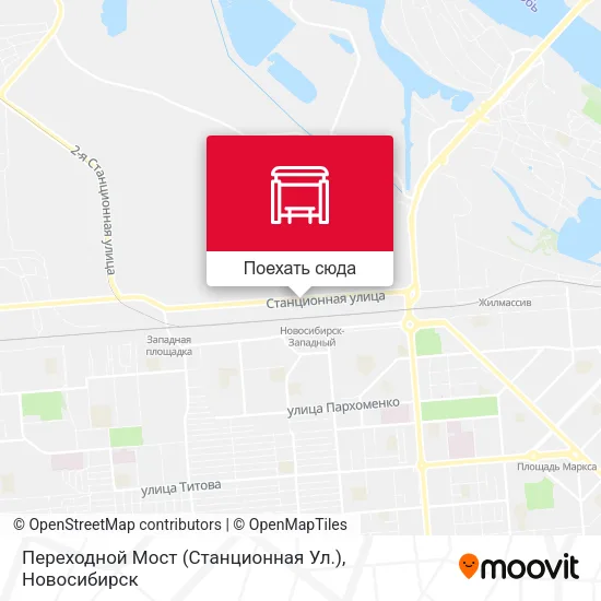 Карта Переходной Мост (Станционная Ул.)
