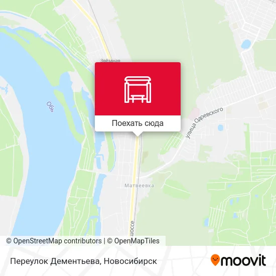 Карта Переулок Дементьева