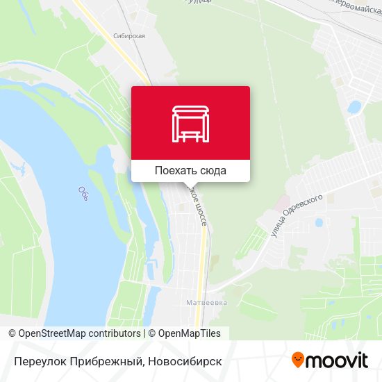 Карта Переулок Прибрежный