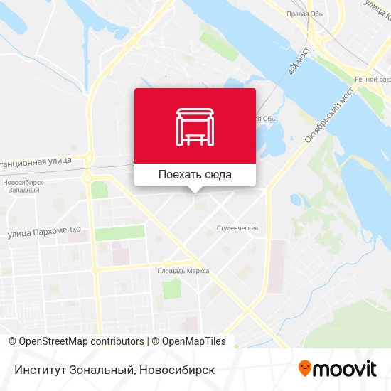 Карта Институт Зональный