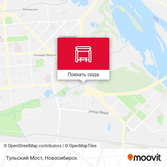 Карта Тульский Мост