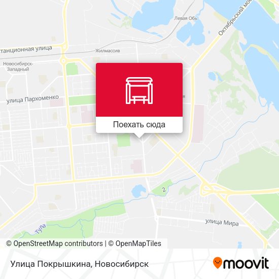 Карта Улица Покрышкина