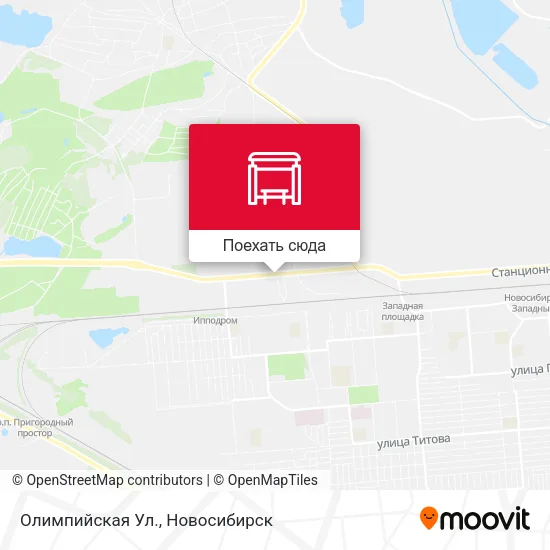 Карта Олимпийская Ул.
