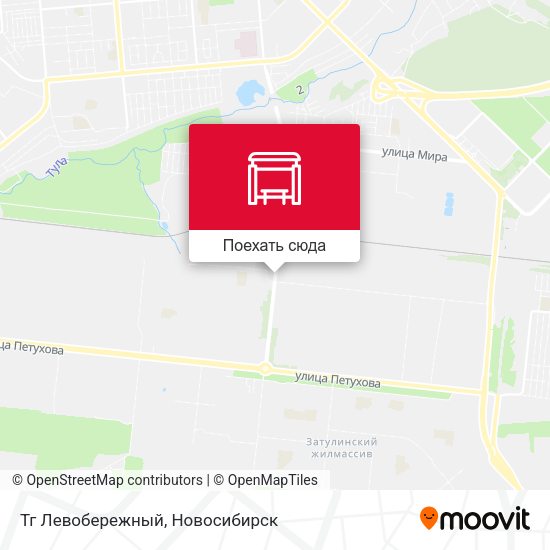 Карта Тг Левобережный