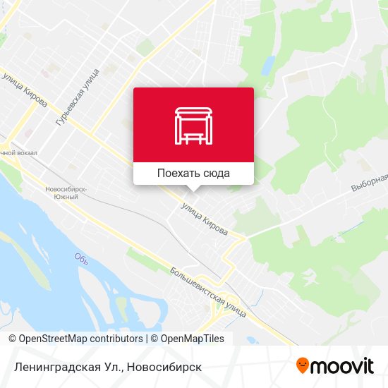 Карта Ленинградская Ул.