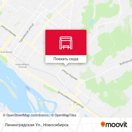 Карта Ленинградская Ул.