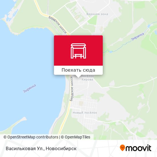Карта Васильковая Ул.