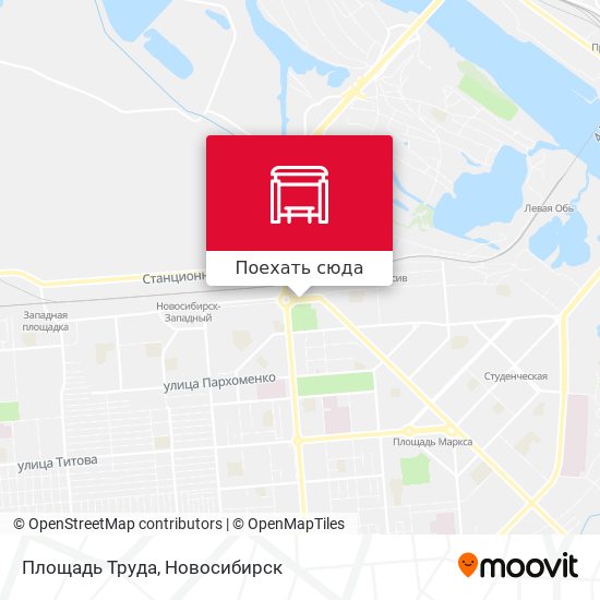 Карта Площадь Труда