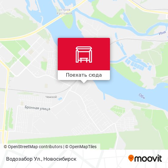 Карта Водозабор Ул.