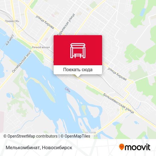 Карта Мелькомбинат