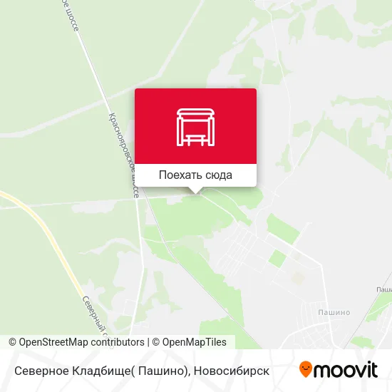 Карта Северное Кладбище( Пашино)