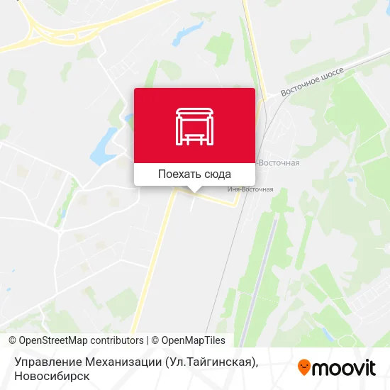 Карта Управление Механизации (Ул.Тайгинская)