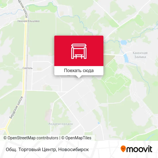Карта Общ. Торговый Центр