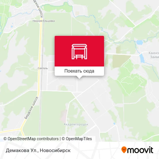 Карта Демакова Ул.