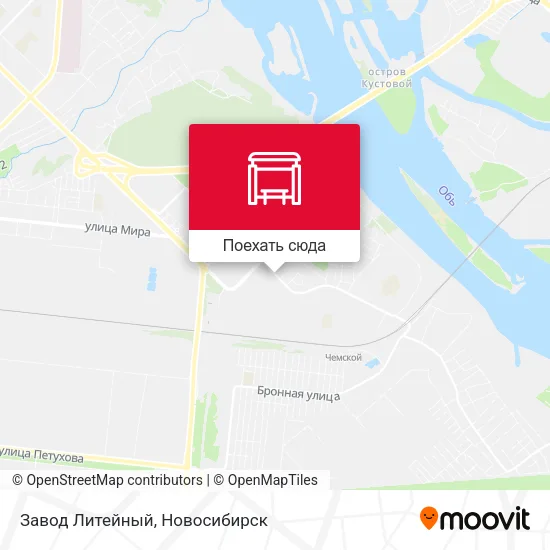 Карта Завод Литейный