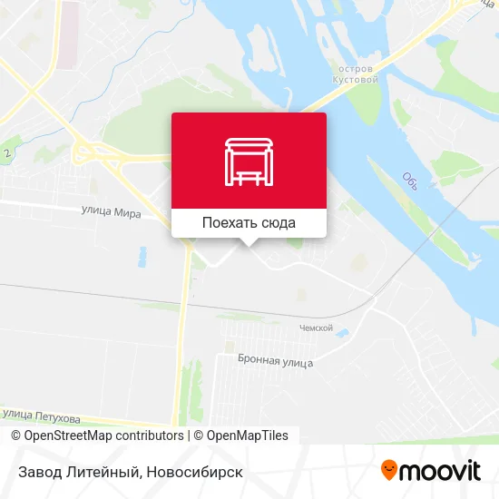 Карта Завод Литейный