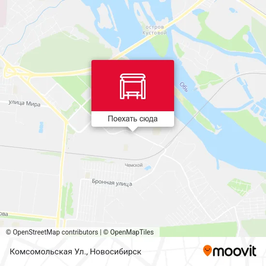 Карта Комсомольская Ул.