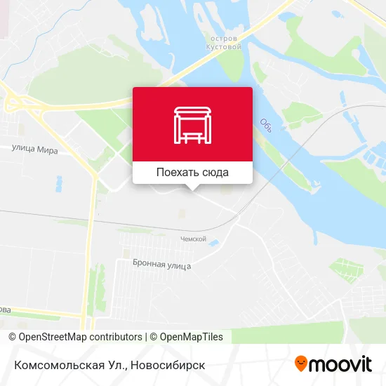 Карта Комсомольская Ул.