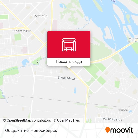 Карта Общежитие