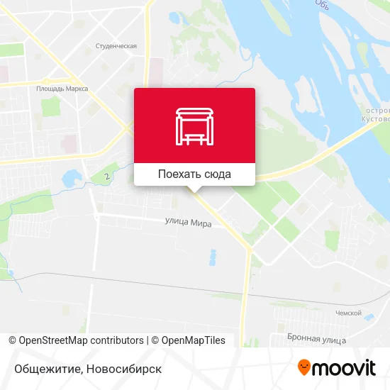 Карта Общежитие
