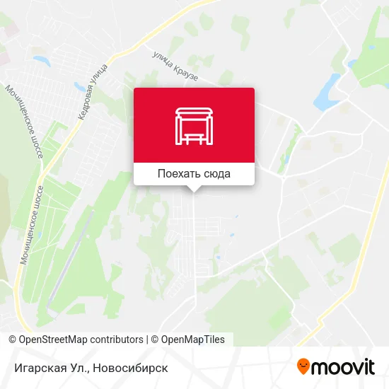 Карта Игарская Ул.