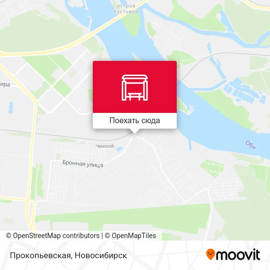Карта Прокопьевская