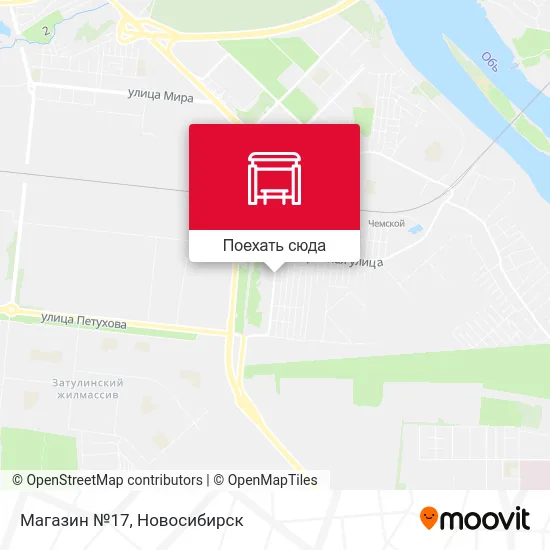 Карта Магазин №17