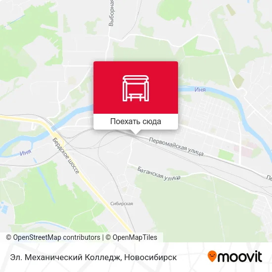 Карта Эл. Механический Колледж