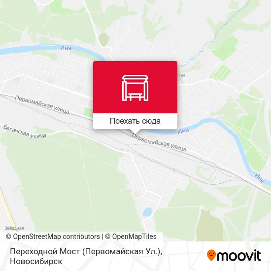 Карта Переходной Мост (Первомайская Ул.)