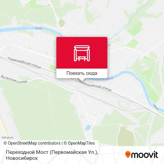 Карта Переходной Мост (Первомайская Ул.)
