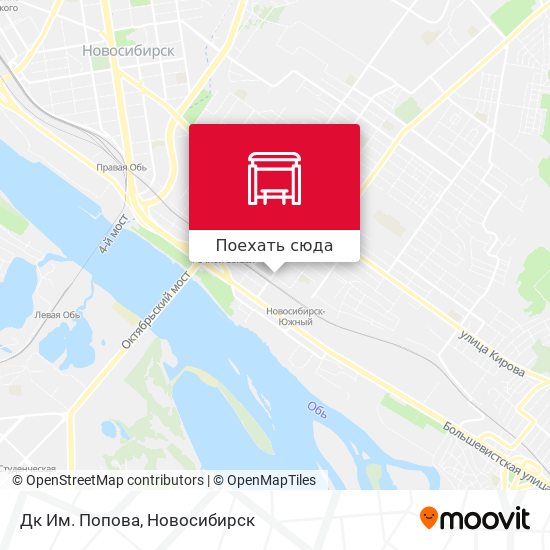 Карта Дк Им. Попова