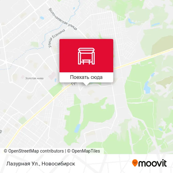 Карта Лазурная Ул.