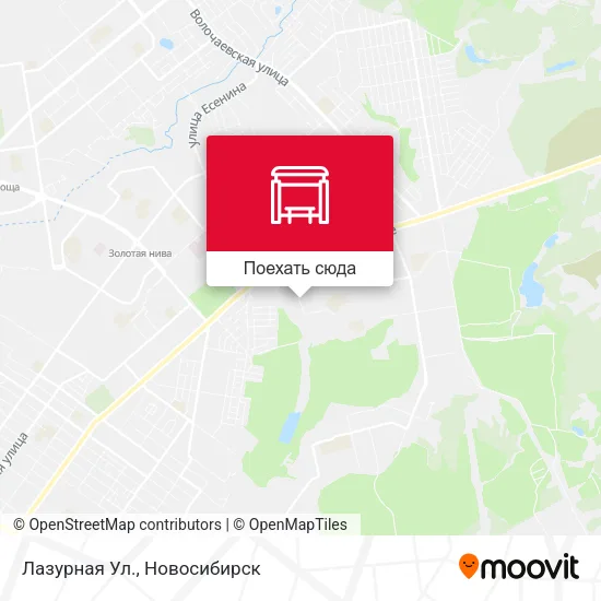 Карта Лазурная Ул.