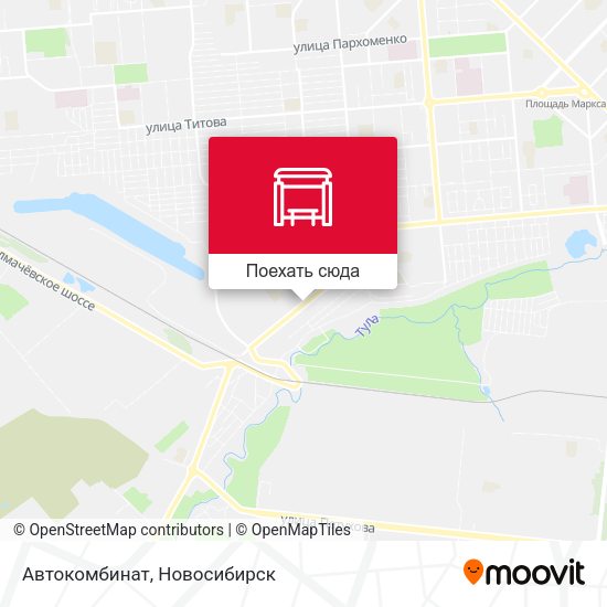Карта Автокомбинат