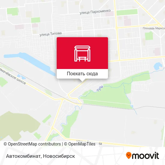 Карта Автокомбинат